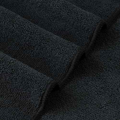 POLYTE Professional Quick Dry Lint Free Microfiber Hair Drying Salon Towel, 20 x 40 in, 2 Pack