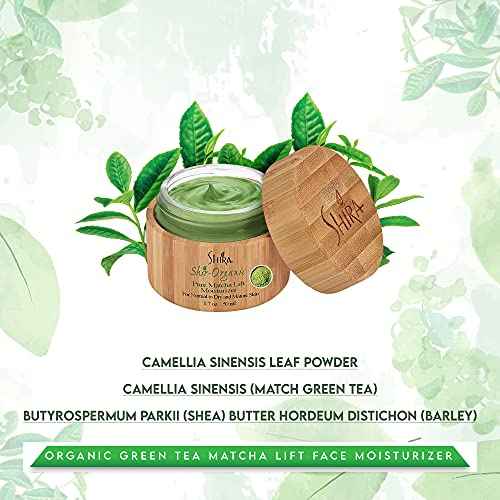 Shira Shir-Organic Green Tea Matcha Lift Face Moisturizer For Hydrating Nourished Rejuvenate Skin And Increasing Cell Turnover.(50ml)