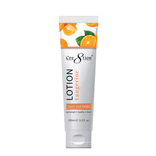 Tori + Mika Creation Tangerine Spa Hand & Body Lotion - Non Sticky lotion - Nourishing Skin Lotion Moisturizer Cream From Dryness, Cracked and Flaking - Perfect for Travel Daily Compact Size