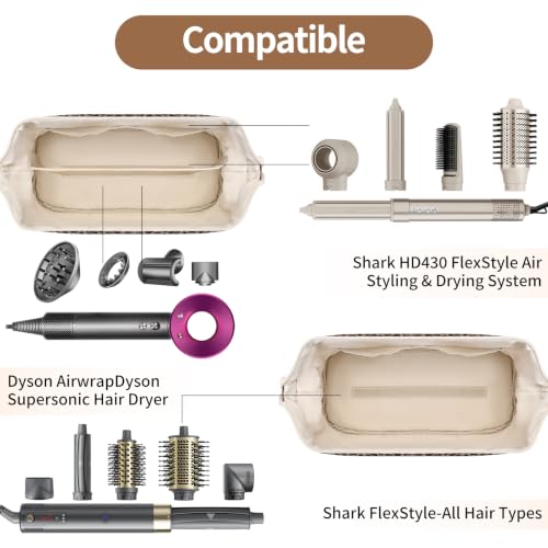 Hair Tool Travel Bag for Shark FlexStyle & Dyson Airwrap