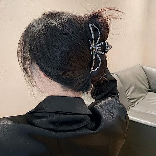 Halloween Hair Claw Clips Metal Sliver Spider Hair Clips for Thick or Thin Hair Punk Spider Hair Clamp Clips with Pearl Design Strong Hold Jaw Clips for Women Halloween Hair Accessories 1 Pack