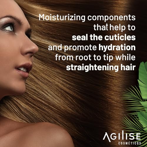 AGILISE UNIKA Keratin Hair Straightening Cream - Formaldehyde-Free, 1L