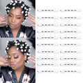 20pcs Perm Rods for Natural Hair - Cold Wave Hair Rollers