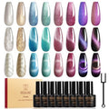 ROSALIND Magnetic Cat Eye Gel Polish 8-Color Set