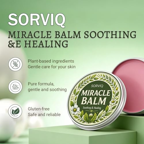 Sorviq Miracle Balm - Lightweight Non-Greasy Moisturizer for Dry Skin