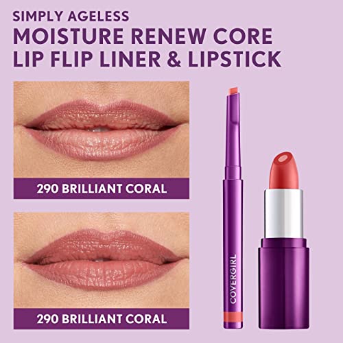 COVERGIRL Simply Ageless Lip Flip Liner in Brilliant Coral