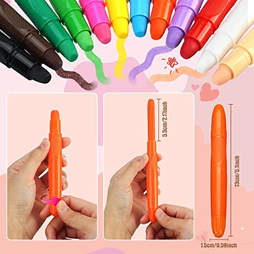 Beesjuy 12 Color Water Based Face Paint Kit for Kids