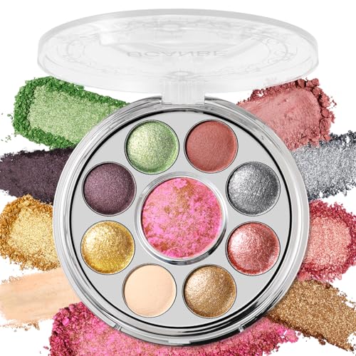 UCANBE Baked Eyeshadow & Blush Palette 9-Color