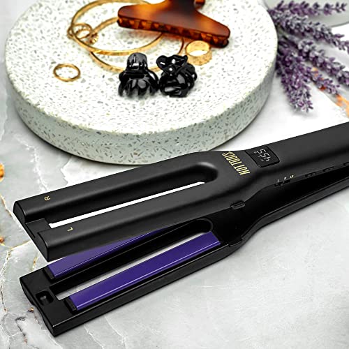 HOT Tools Pro Signature Dual Plate Flat Iron Four 1/2 Inch Plates