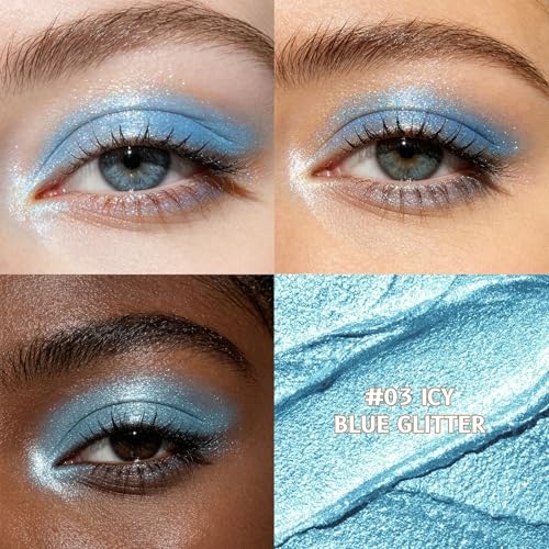 Multichrome Glitter Eyeshadow Stick - Chameleon Shimmer & Holographic
