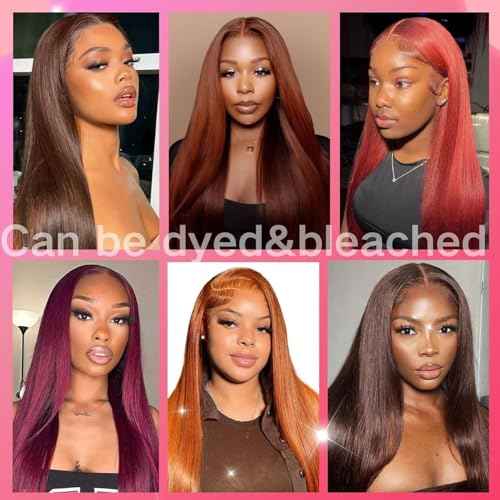 Human Hair Bundles Brazilian Straight Human Hair Bundles 100% Unprocessed Virgin Straight Bundles Quick Weave Raw 3 Bundles 20 22 24inch Deals Natural Black