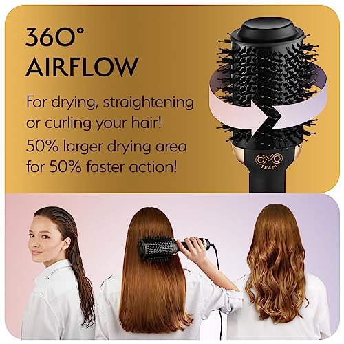Professional Oval Blowout Brush 75MM - Hot Air Styler & Volumizer