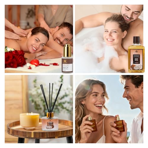 35-Piece Coconut Vanilla Spa Gift Set - Face, Body & Bath Care