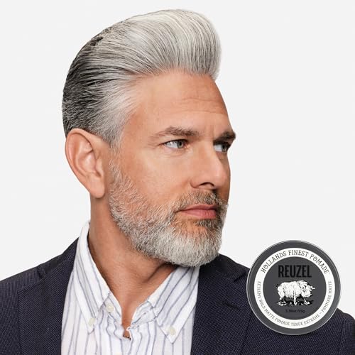 REUZEL Extreme Hold Matte Pomade, Strongest All Day Hold, Water Soluble Styling, Matte Finish & Flake Free, Easy To Wash Out, For All Hair Types