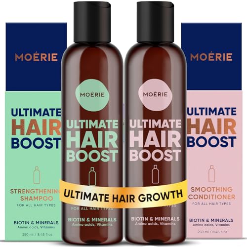 Moerie Hair Growth Shampoo & Conditioner Set for Men & Women