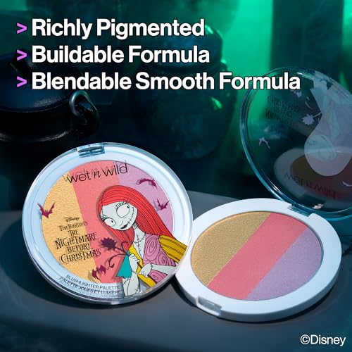 wet n wild Nightmare Before Christmas Blushlighter Palette