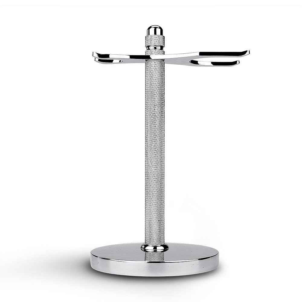 CHARMMAN Safety Razor and Shaving Brush Stand, Extra Wide Openings, Wider Base, Manly Look