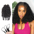 Burmese Curly Crochet Hair for Black Women - 14 Inch Knotless Extensions