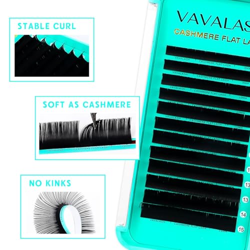 VAVALASH Cashmere Ellipse Flat Lashes 0.15mm C Curl