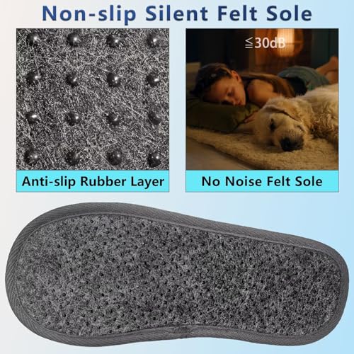 House Slippers for Guests Non-Disposable Washable Spa Slippers Set Non-Slip for Spa, Hotel, Party Guest and Travel
