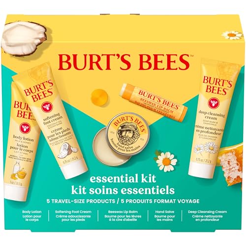 Burt's Bees Essential Kit - 5 Travel Size Skincare Gift Set