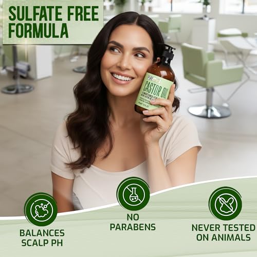 Castor Oil Shampoo & Conditioner Set - Sulfate Free, Volumizing