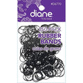 Diane D6770 Black Rubber Bands for Hair Styling, Braids - 250 Pack