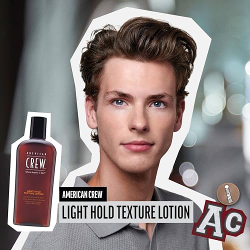 American Crew Men's Hair Texture Lotion, Like Styling Gel with Light Hold & Low Shine, 8.4 Fl Oz | Men's, Like Styling Gel, Low Shine