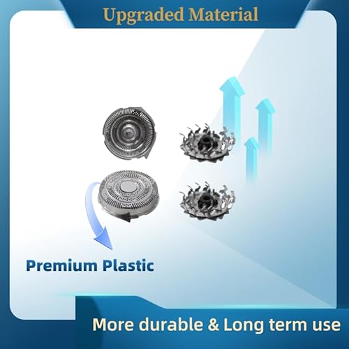 Replacement Shaver Head Razor Blades,Upgraded Precision Men's Electric Shaver Replacement Blade, Durable Razor Blades (3 Pack)
