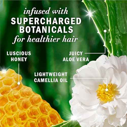 Herbal Essences Sulfate Free Shampoo with Honey for Daily Moisture, Nourishes Dry Hair, Moisturizing Shampoo with Certified Camellia Oil and Aloe Vera, Lightweight For All Hair Types, 33.8oz
