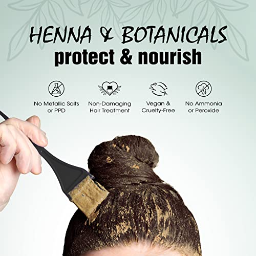 Light Mountain Henna Hair Color & Conditioner – Black