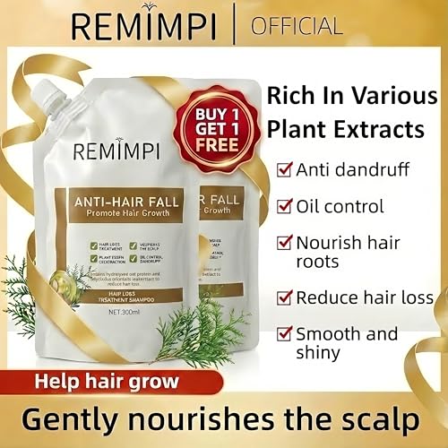 Ginger Ginseng Hair Growth Shampoo - Anti-Loss & Dandruff Control, 300ml