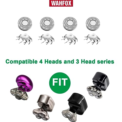 8 pcs Shaver Replacement Blades for Skull Shaver Pitbull Replacement Blades for Carver Pitbull Gold PRO/Platinum PRO/Silver PRO Pitbull Gold Replacement Heads¡¦