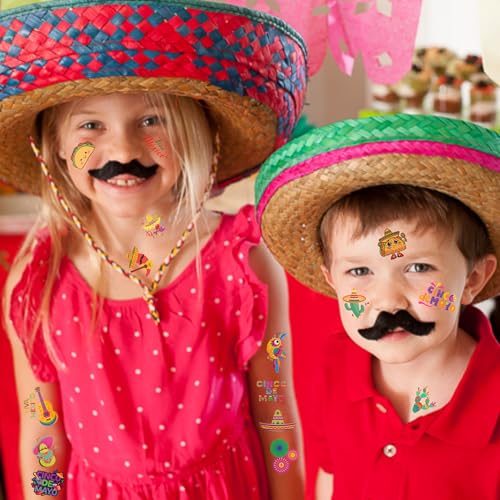 Cinco De Mayo Temporary Tattoos - Fiesta Party Favors
