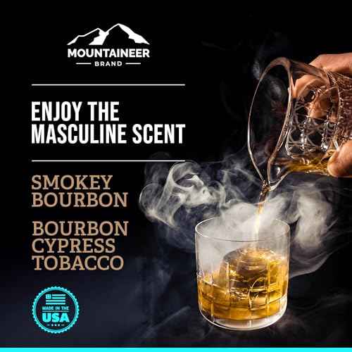 Mountaineer Brand Natural Post Shave Balm with Smokey Bourbon Scent | Soothes, Cools & Refreshes Sensitive Skin After Shaving | Aftershave For Men | Calms Irritation | Made in West Virginia | 2oz