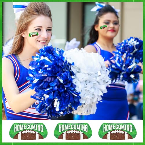 240 Homecoming Football Glitter Temporary Tattoos