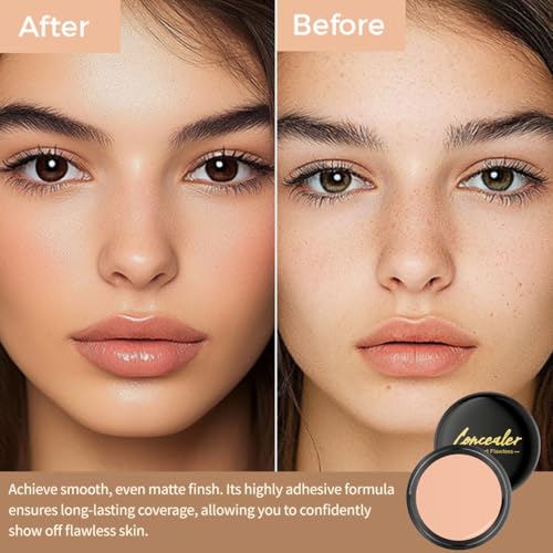 QIC Full Coverage Under Eye Concealer - Waterproof Pot, 0.53oz