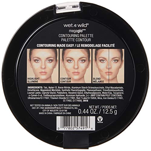 Wet n Wild MegaGlo Contour Palette Dulce De Leche - Face Sculpting Kit, 1 Count