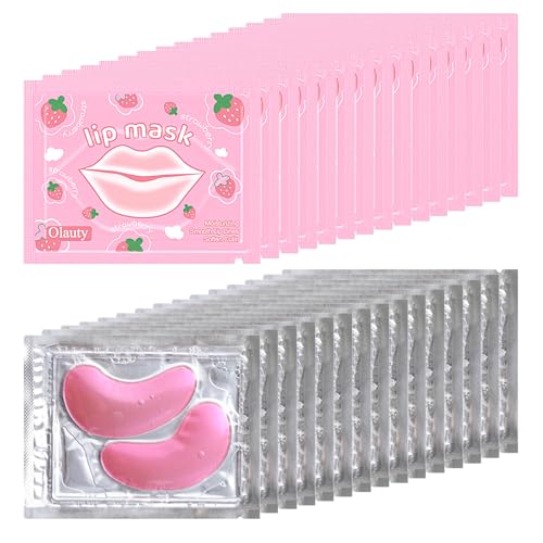 Collagen Eye & Lip Mask Set - 30 Pairs for Dark Circles & Fine Lines