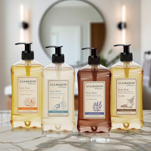 A LA MAISON Oat Milk Body Wash 25.36 Fl Oz, 2 Pack