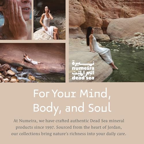 Dead Sea Salt Soap - Moisturizing Mineral-Rich Face & Body Bar - Natural Bar Soap with Olive Oil, Grape Seed Oil, Vitamin E, and Dead Sea Salt Harvested from Jordan