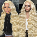 613 Blonde Lace Front Wig Human Hair 20 Inch 200% Density
