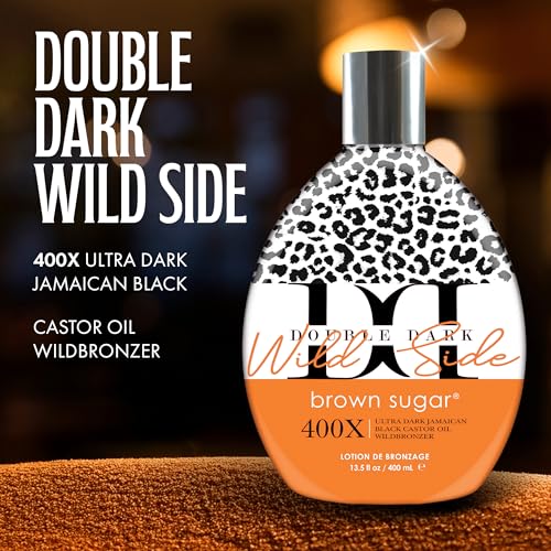 Brown Sugar 400X Wild Bronzer Dark Tanning Lotion 13.5 fl oz