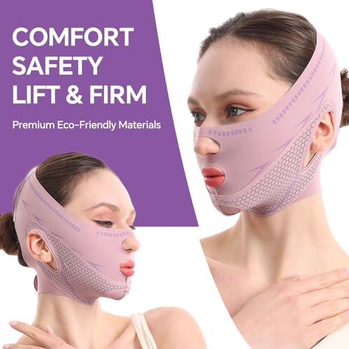V-Line Chin Lift Mask with Double Chin Reducer Strap