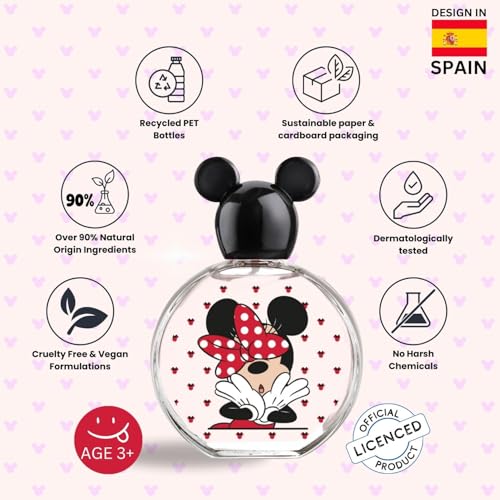 Minnie Mouse Eau de Toilette Spray for Kids - 3.4oz