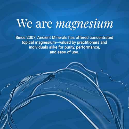 Ancient Minerals Magnesium Oil Refill Bottle, high Concentration Topical Genuine Zechstein Magnesium Chloride Topical Magnesium (33oz)