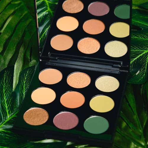Palladio Ultimate 9-Count Eyeshadow Palette, Natural Earth