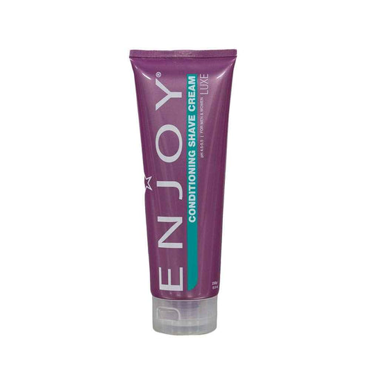 ENJOY Conditioning Shave Cream for Men & Women – Sulfate-Free, Aloe-Infused Shaving Lotion – Softens Hair, Moisturized Smooth Skin After Shave – Non-Foaming – 8.8 Oz | pH 4.5-5.5