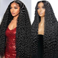 28 Inch 13x6 Deep Wave Lace Front Wig - 200% Density Human Hair
