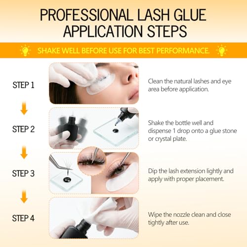 ACTROL Lash Extension Glue 5ml | Professional Adhesive